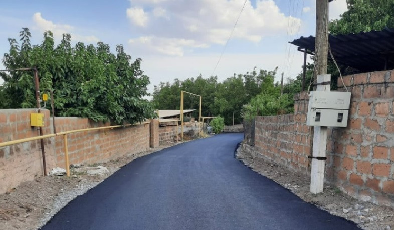 Ասֆալտապատվել են Օհանավան համայնքի ներհամայնքային ճանապարհները