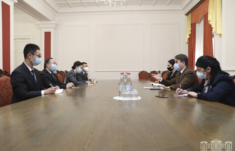 Արմեն Գևորգյանն ընդունել է ՉԺՀ դեսպանին