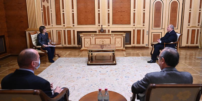 Նախագահ Արմեն Սարգսյանն ընդունել է Հայաստանում ՄԱԶԾ նորանշանակ մշտական ներկայացուցչին