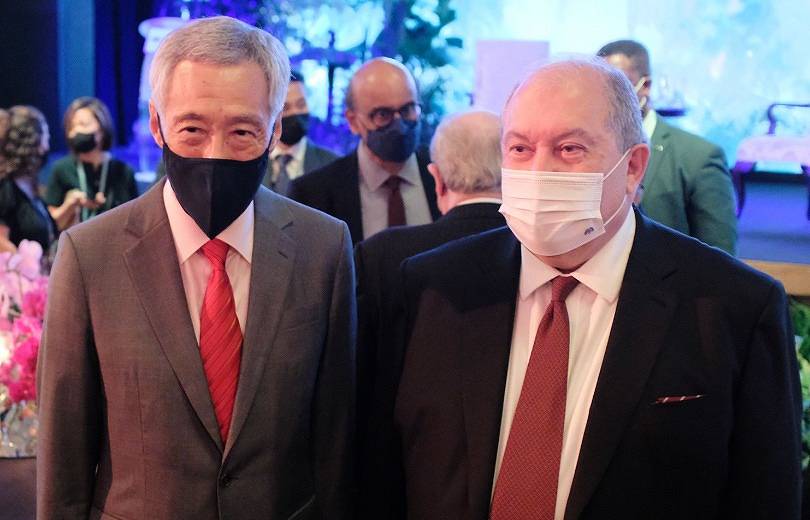 ՀՀ նախագահը զրույց է ունեցել Սինգապուրի վարչապետի հետ