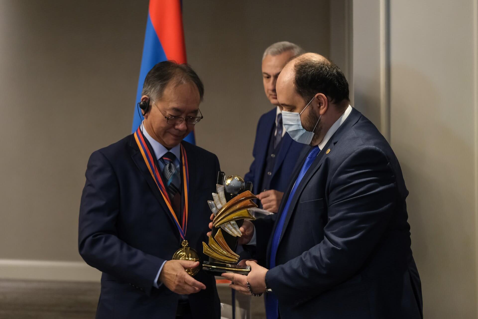 Արայիկ Հարությունյանը մասնակցել է ՏՏ ոլորտում համաշխարհային ներդրման համար պետական մրցանակի հանձնման արարողությանը