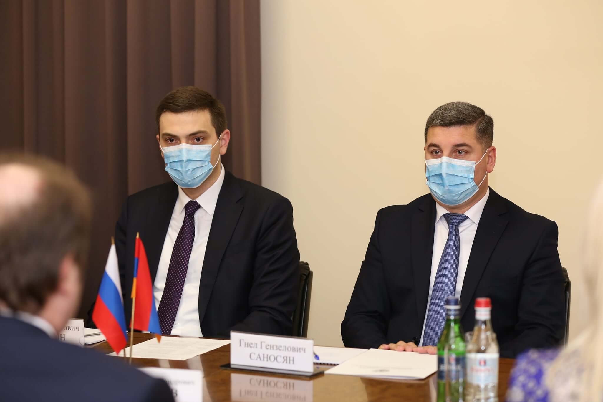 Գնել Սանոսյանն ընդունել է ՌԴ տրանսպորտի նախարարի տեղակալ, Երկաթուղային տրանսպորտի դաշնային գործակալության ղեկավարին