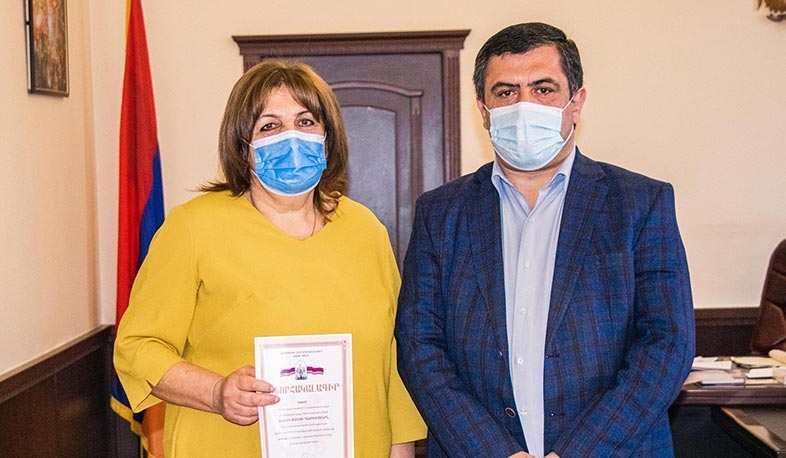 Վանաձորի թիվ 25 դպրոցը պարգևատրվել է՝ Covid-19-ի կանխարգելման գործընթացը գերազանց իրականացնելու համար