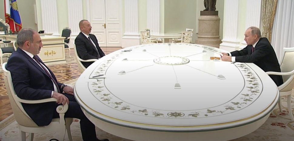 ՌԴ Սոչի քաղաքում մեկնարկել է Վլադիմիր Պուտինի, Նիկոլ Փաշինյանի և Իհլամ Ալիևի եռակողմ ձևաչափով հանդիպումը