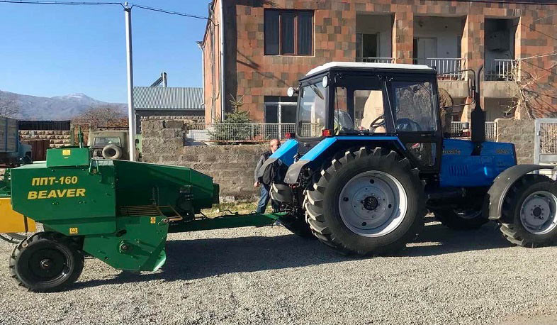 Սուբվենցիոն ծրագրով Երվանդաշատ համայնքը գյուղտեխնիկա է ձեռք բերել