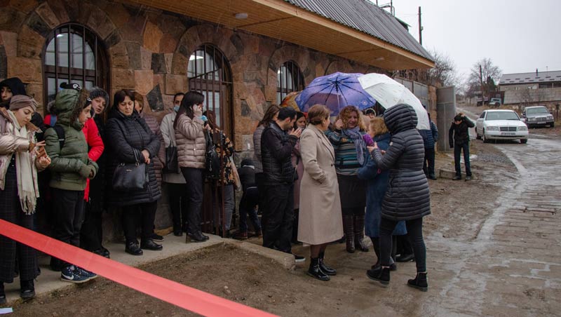 Դարպաս համայնքում տուֆով սալարկվել է 900 գծամետր ճանապարհ