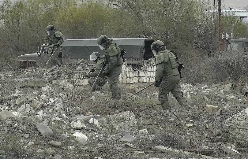 Խաղաղապահներն ականազերծել են Մարտակերտի շրջանի գյուղատնտեսական հողատարածքները