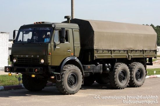 25 միավոր «Կամազ-4308»՝ ՊՆ-ից ԱԻՆ-ին
