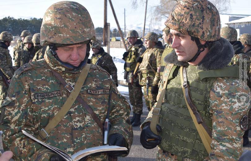 Զորամիավորումներում իրականացվել են մարտական հերթապահության հերթափոխի նախապատրաստական աշխատանքներ