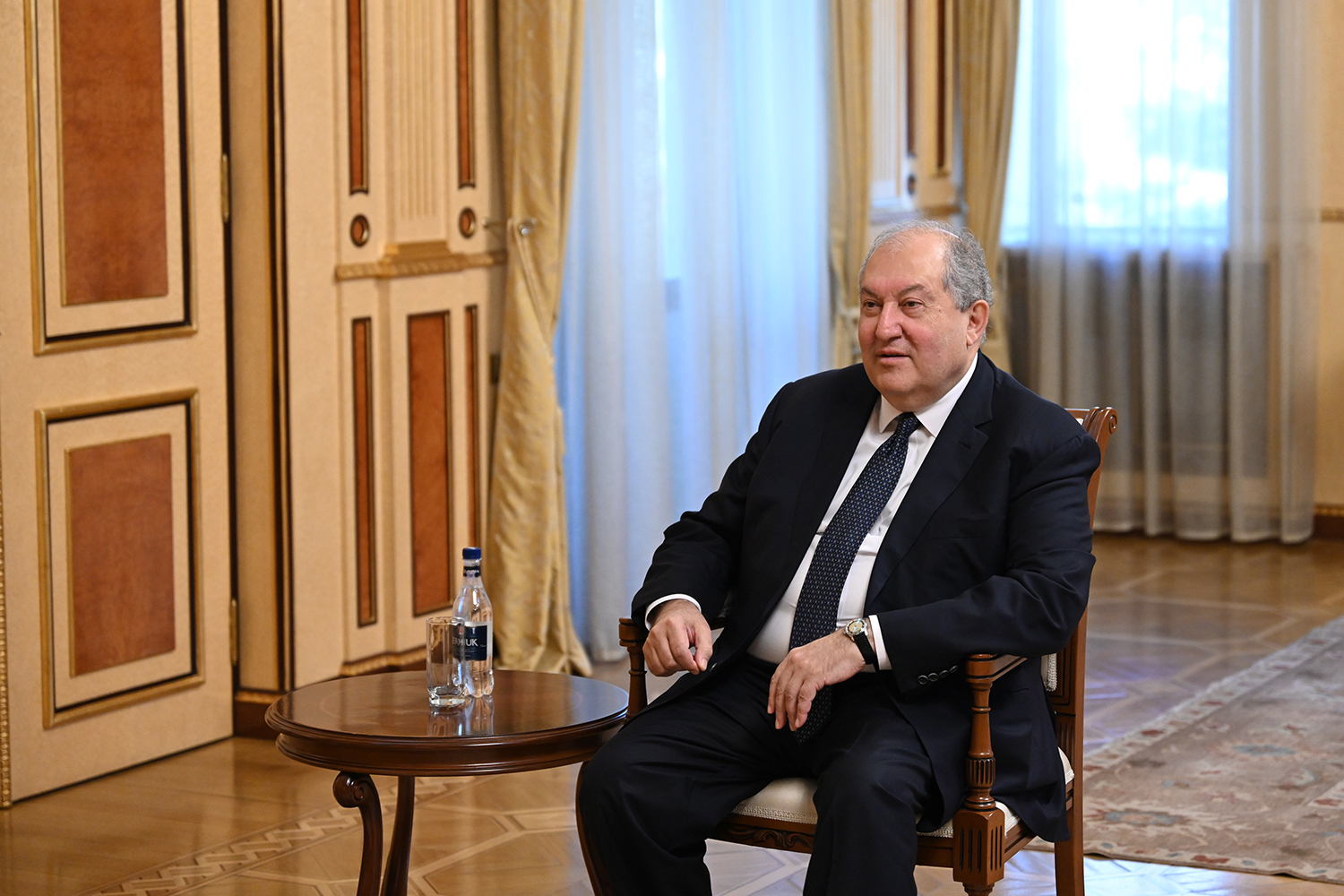 Արմեն Սարգսյանն ընդունել է Մոսկվայի «Սկոլկովո» կառավարման դպրոցի ռեկտոր, պրոֆեսոր Յուրի Լևինին