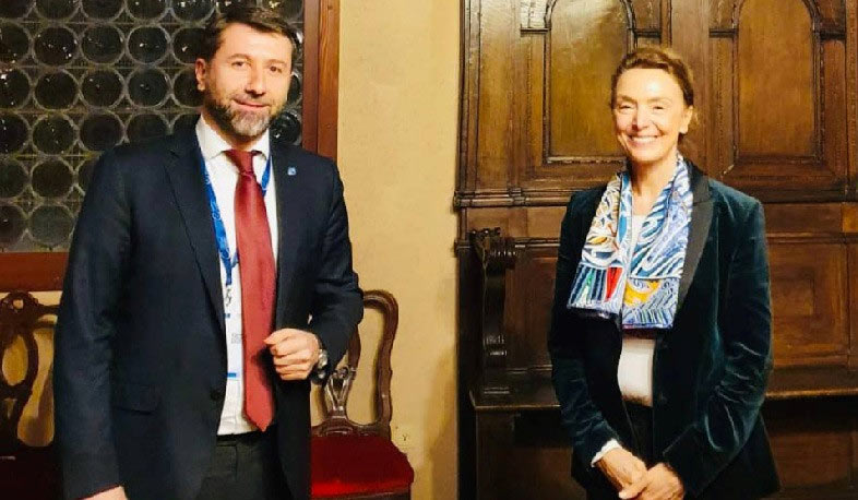 Կարեն Անդրեասյանն հանդիպել է ԵԽ գլխավոր քարտուղար Մարիա Պեյչինովիչ Բուրիչի հետ