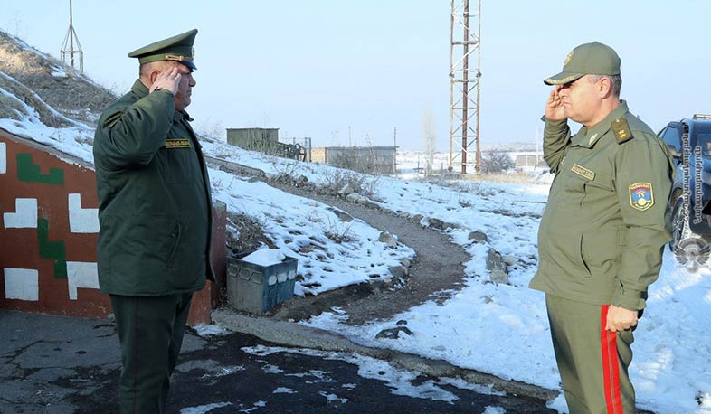 ԶՈՒ գլխավոր շտաբի պետն այցելել է ՀՕՊ զորամաս