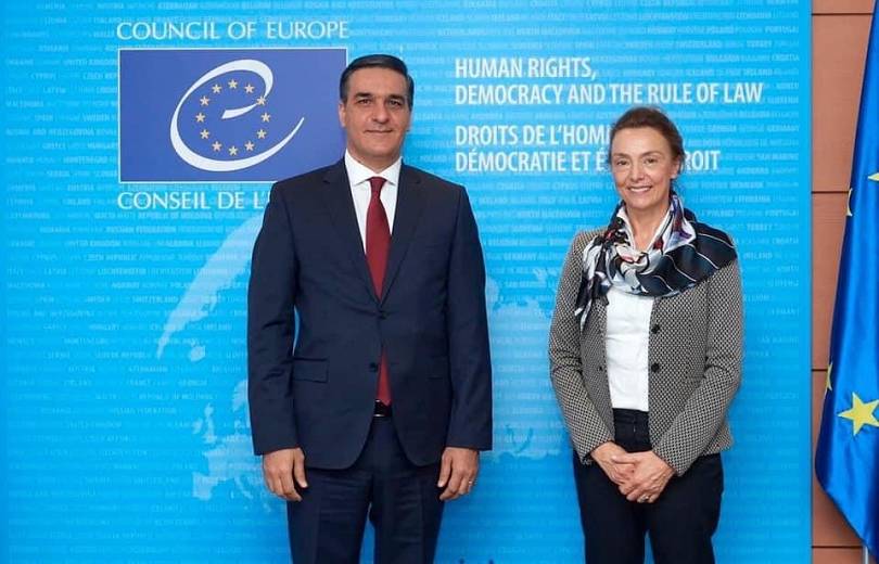 Արման Թաթոյանը հանդիպում է ունեցել ԵԽ գլխավոր քարտուղար Մարիա Պեյչինովիչ Բուրիչի հետ