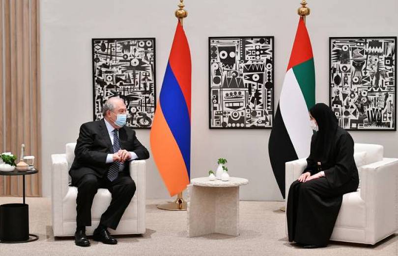 Արմեն Սարգսյանը հանդիպել է ԱՄԷ առաջատար տեխնոլոգիաների և գիտության հարցերով պետական նախարարին