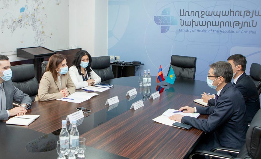 Անահիտ Ավանեսյանն ընդունել է Հայաստանում Ղազախստանի դեսպանին