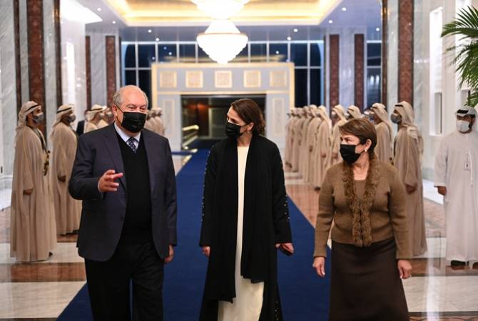 Նախագահ Արմեն Սարգսյանն աշխատանքային այցով ժամանել է ԱՄԷ