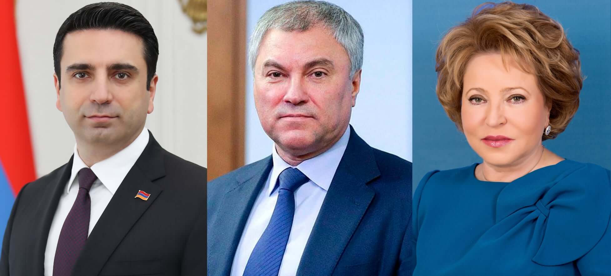 Վոլոդինն ու Մատվիենկոն շնորհավորել են Ալեն Սիմոնյանին