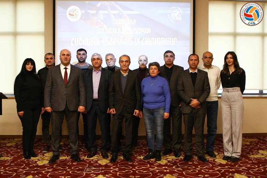 Հրաչյա Մուրադյանը վերընտրվել է Հայաստանի վոլեյբոլի ֆեդերացիայի նախագահի պաշտոնում