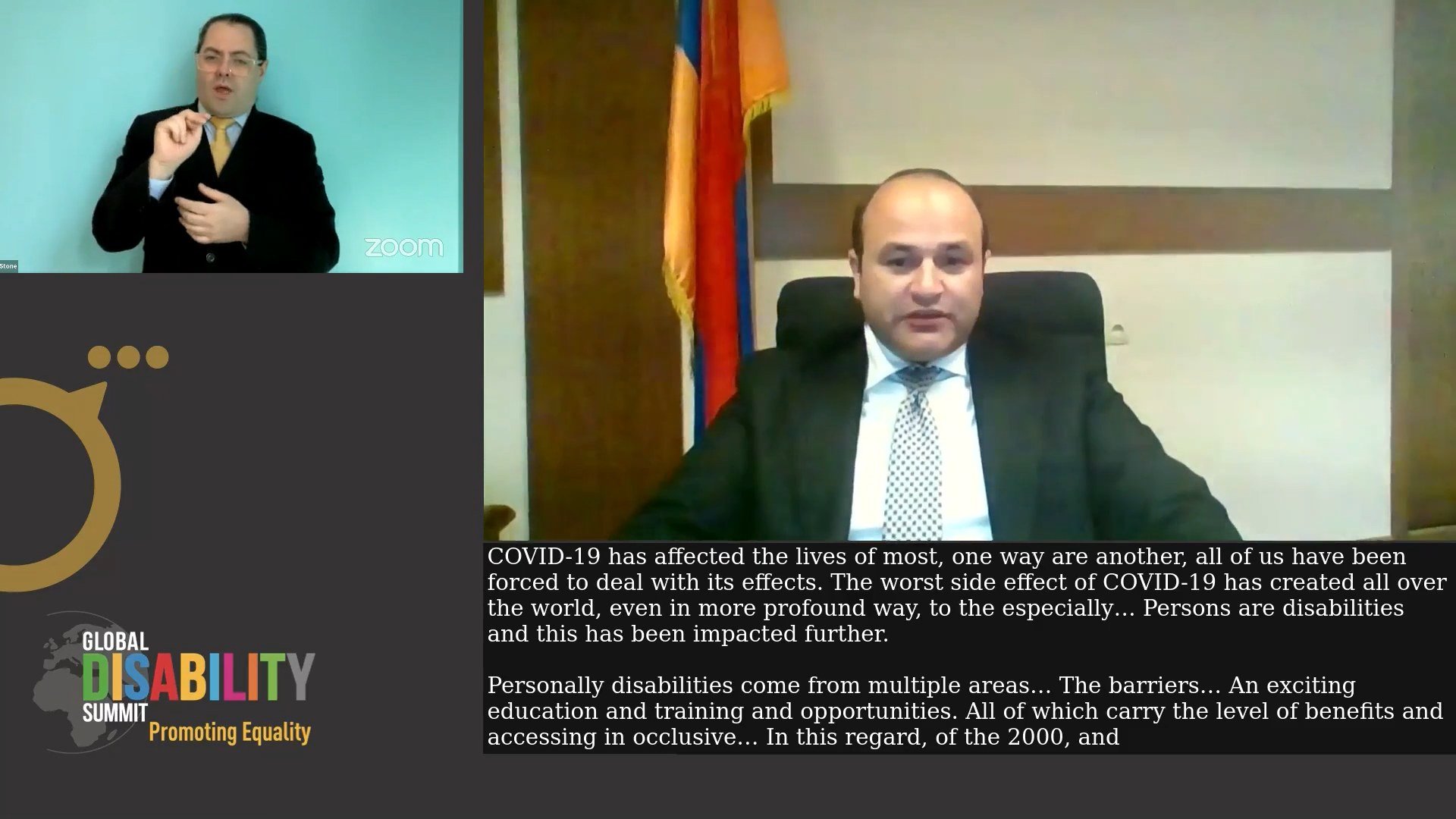 Ն․ Մկրտչյանը մասնակցել է Հաշմանդամության հիմնահարցերով համաշխարհային գագաթնաժողովին