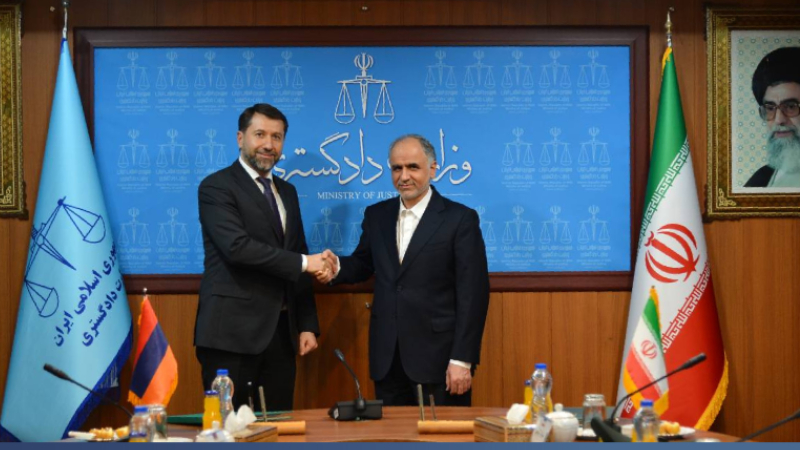 Կ․ Անդրեասյանը հանդիպել է Իրանի արդարադատության նախարարի հետ
