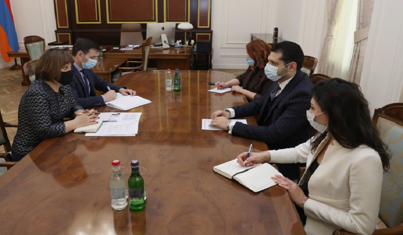 Փոխվարչապետն ընդունել է ՄԱԿ-ի զարգացման ծրագրի հայաստանյան գրասենյակի մշտական ներկայացուցչին