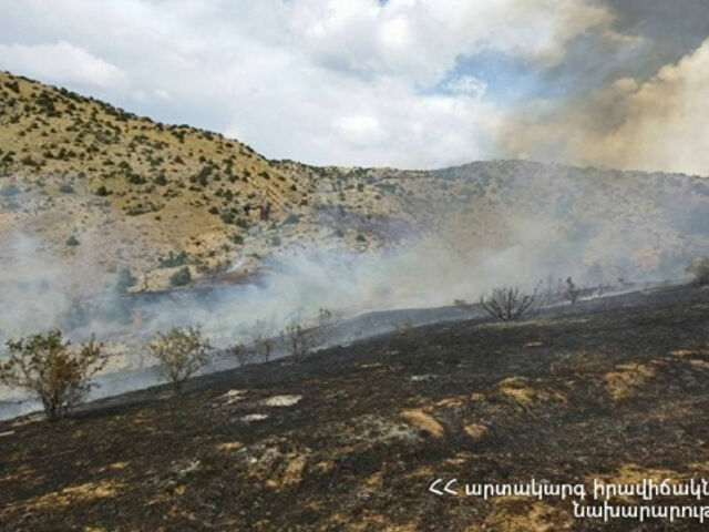 Փարպի գյուղում հրդեհի հետևանքով ջերմահարվել է  200 պտղատու ծառ