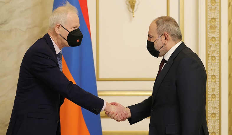 Վարչապետն ընդունել է Եվրոպական միությունում և Եվրոպայում Կանադայի հատուկ բանագնաց դեսպանին
