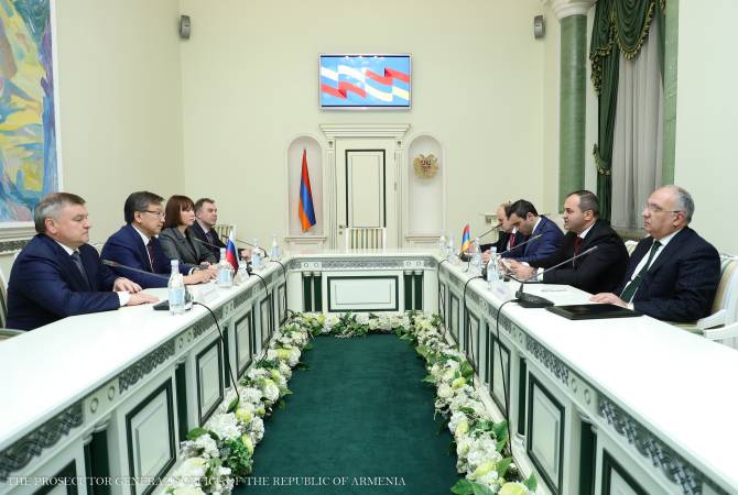 Ա․ Դավթյանն ընդունել է ՌԴ գլխավոր  զինվորական դատախազին