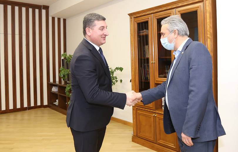 Գ․ Սանոսյանն ընդունել է ԻԻՀ արդյունաբերության, հանքերի և առևտրի նախարարին