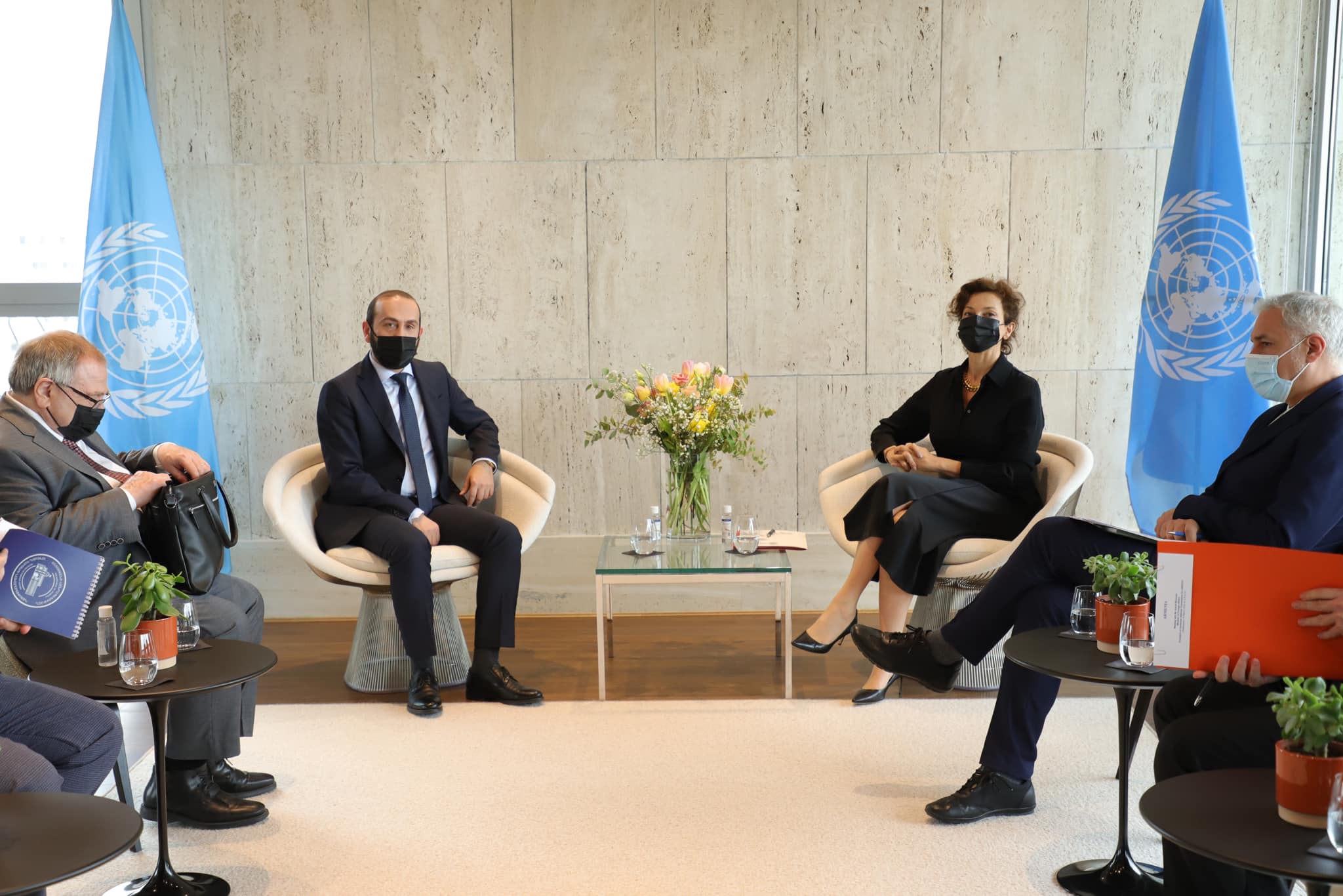 Ա․ Միրզոյանը հանդիպում է ունեցել ՅՈՒՆԵՍԿՕ-ի Գլխավոր տնօրեն Օդրի Ազուլեի հետ