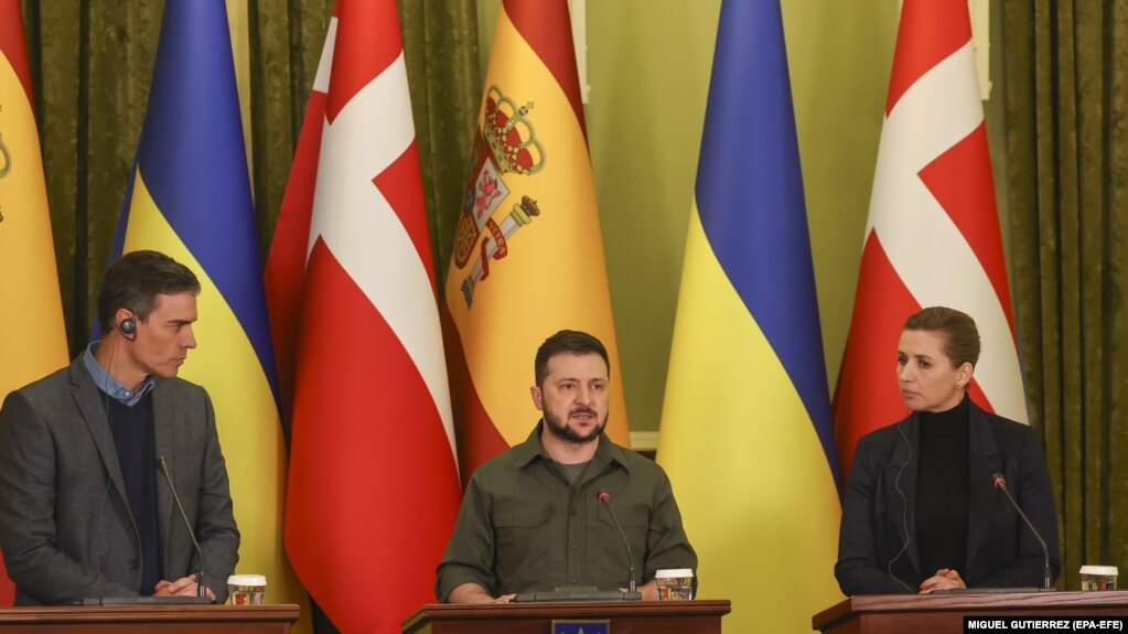 Դանիայի և Իսպանիայի վարչապետերը խոստացել են զենք տրամադրել Կիևին