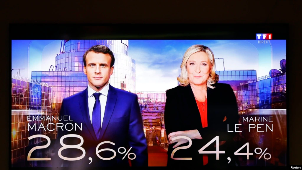 Է․ Մակրոնը և Մ․ Լը Պենն անցան երկրորդ փուլ