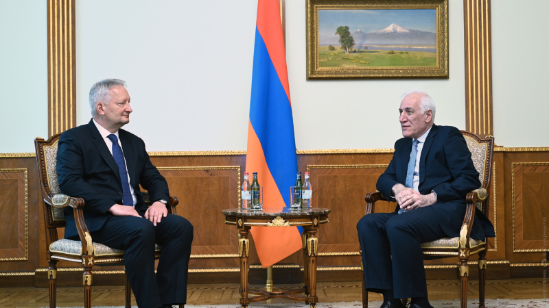Նախագահն  ընդունել է ՀՀ-ում Գերմանիայի արտակարգ և լիազոր դեսպանին