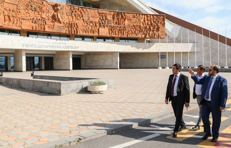Ա․ Հարությունյանը ծանոթացել է Կ․ Դեմիրճյանի անվան մարզահամերգային համալիրի բարեկարգման աշխատանքներին