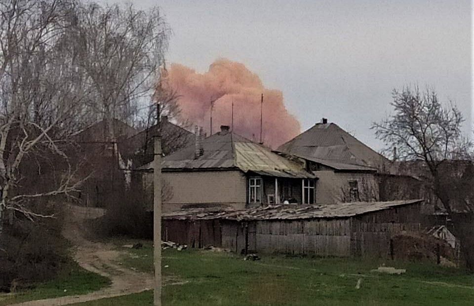 Լուգանսկում հրթիռակոծությունից պայթել է ազոտաթթվով բաքը