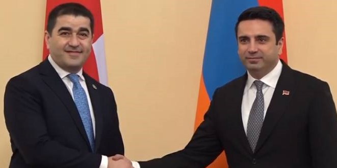 Ա․ Սիմոնյանն ընդունել է Վրաստանի ԱԺ նախագահին