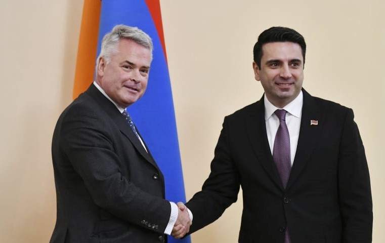 Ա․Սիմոնյանն ընդունել է ՄԹ խորհրդարանի ՄԹ-Հայաստան բարեկամական խմբի ղեկավարի գլխավորած պատվիրակությանը