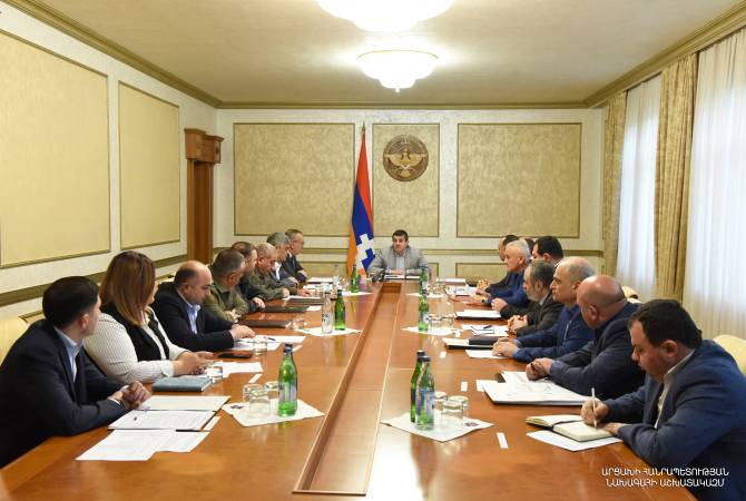 ԱՀ նախագահի գլխավորությամբ կայացել է Անվտանգության խորհրդի հերթական նիստ