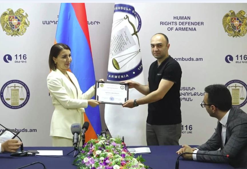 ՄԻՊ-ը 30 բուժաշխատողի շնորհակալագրեր է հանձնել