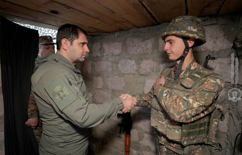 Շարունակվում է Սուրեն Պապիկյանի այցը 3-րդ բանակային զորամիավորում