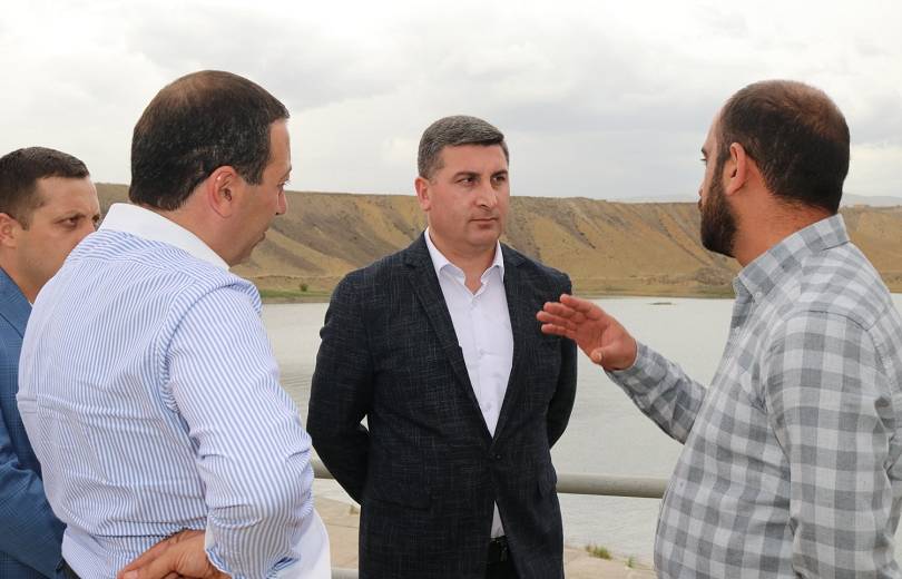 Գ. Սանոսյանն այցելել է Ազատի ջրամբար