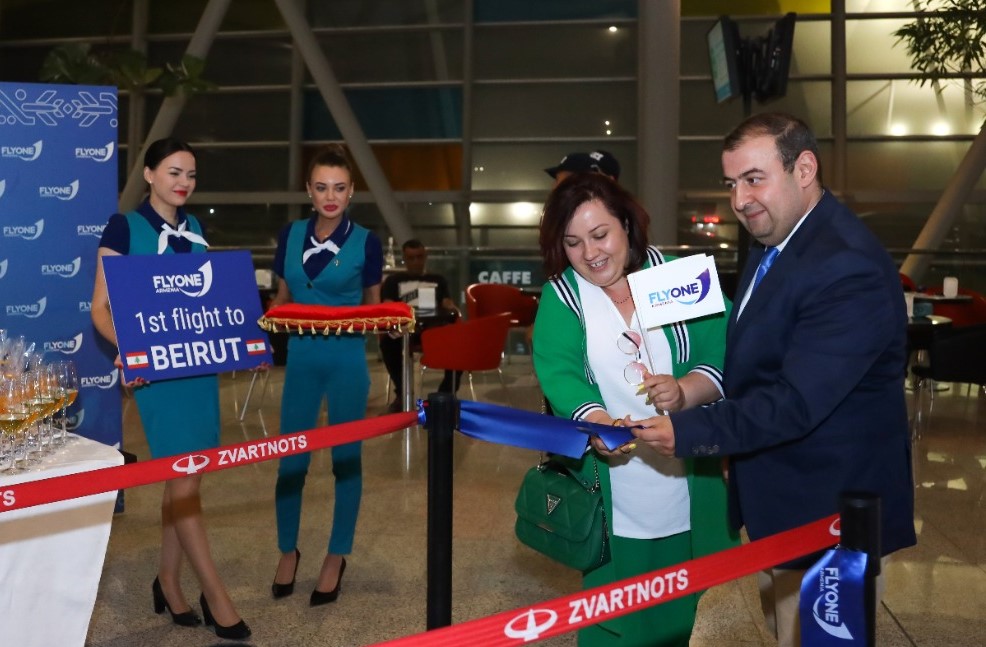 FLYONE ARMENIA-ն մեկնարկել է կանոնավոր թռիչքներ Երևան-Բեյրութ-Երևան երթուղով