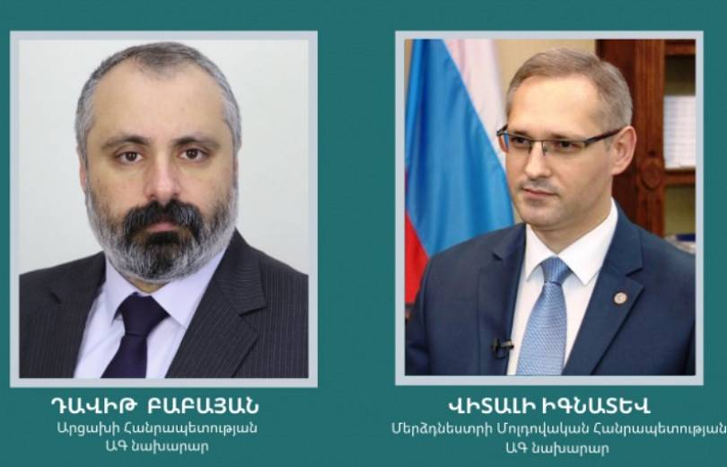 Արցախի ԱԳ նախարարը հեռախոսազրույց է ունեցել Մերձդնեստրի իր գործընկերոջ հետ