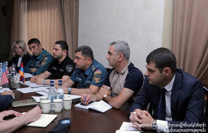 ԱԻՆ-ում հյուրընկալվել է ԱՄՆ Եվրոպական հրամանատարության թիմը
