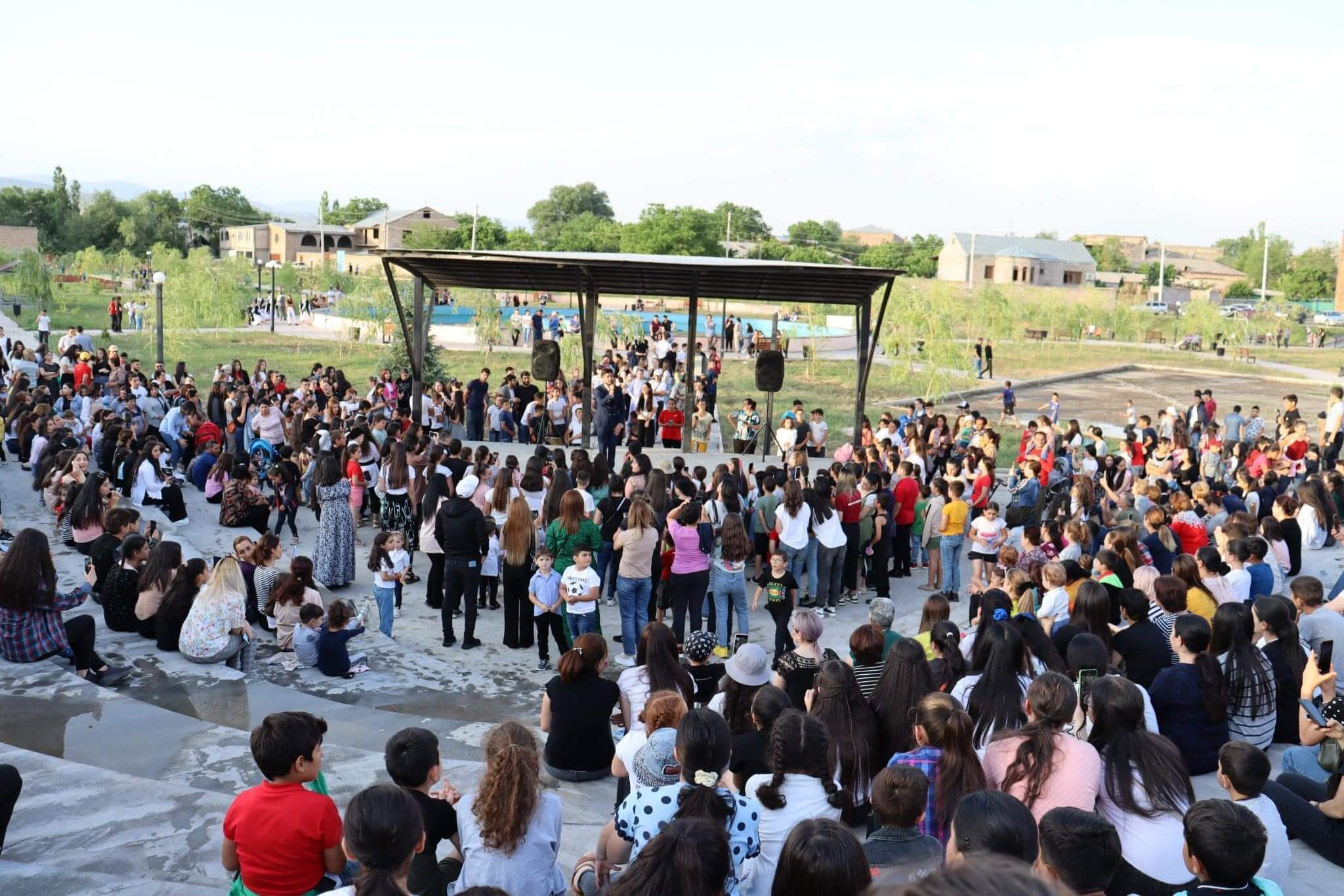 Եղվարդ համայնքում զբոսայգի է կառուցվել