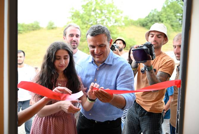 Արցախի Դահրավ գյուղում «100 տուն Արցախում» ծրագրի շրջանակում 6 ընտանիք նշեց իր նորամուտը