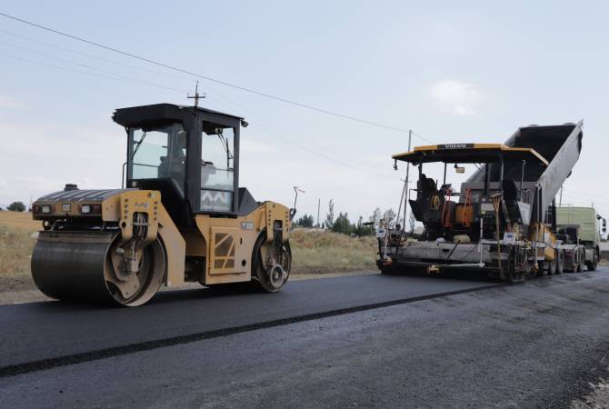 Նորոգվում է Գյումրի-Կապս-Ամասիա հանրապետական նշանակության ճանապարհը