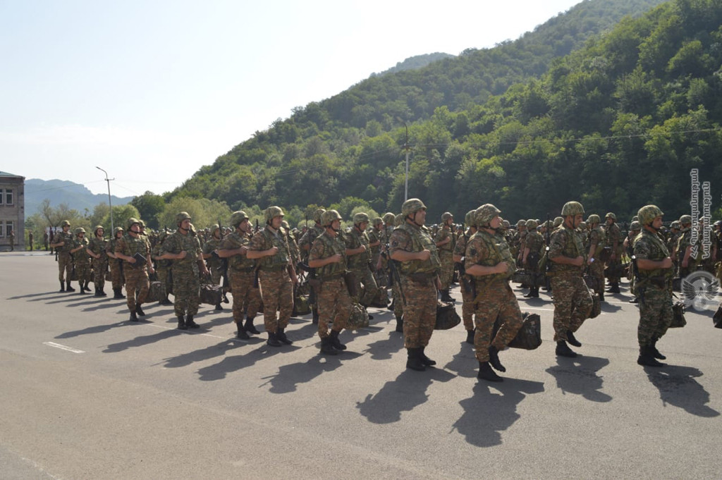 Իրականացվել է մարտական հերթապահության հերթափոխ