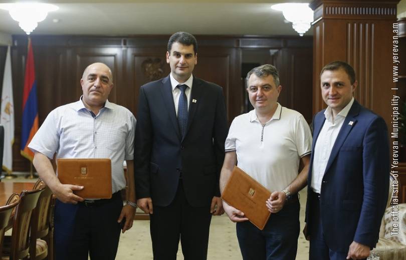 Երևանի քաղաքապետի շնորհակալագրեր՝ մասնագիտական պարտականությունները բարեխղճորեն կատարելու համար