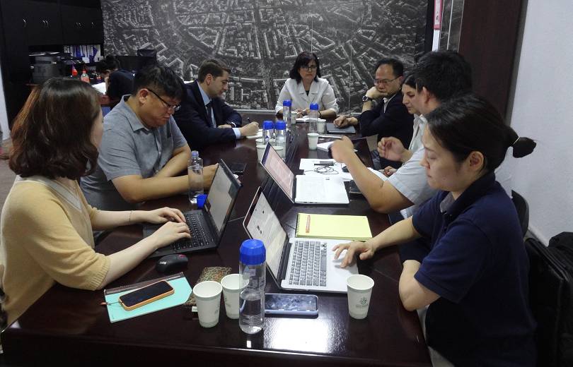 Քաղաքաշինության կոմիտեում քննարկում է տեղի ունեցել կորեացի փորձագետների խմբի հետ՝ Ազգային գեոպորտալի բարելավման համար